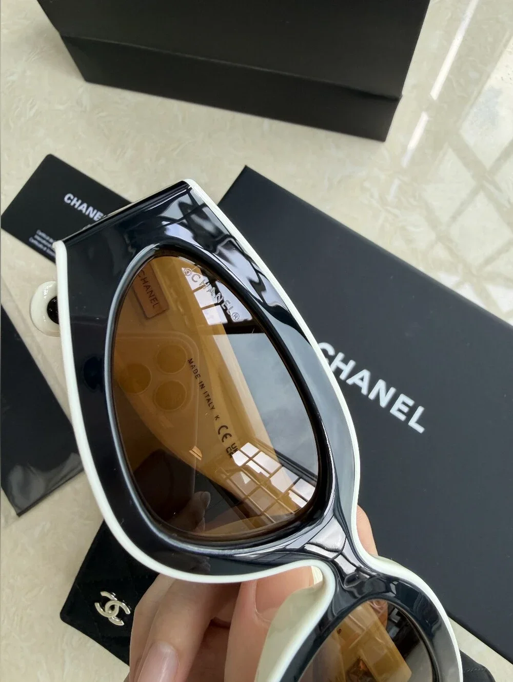 CHANEL cat eye